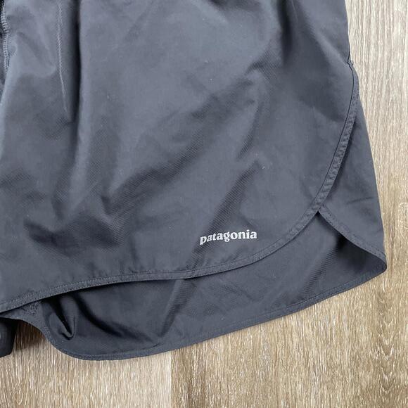 Patagonia Nine Trails Running Shorts Women’s XL Black Rear Pocket 24655 Trail - Picture 2 of 16
